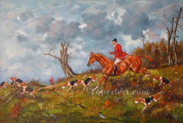 狩猟 Painting - Gdr012bD13 古典的な狩猟